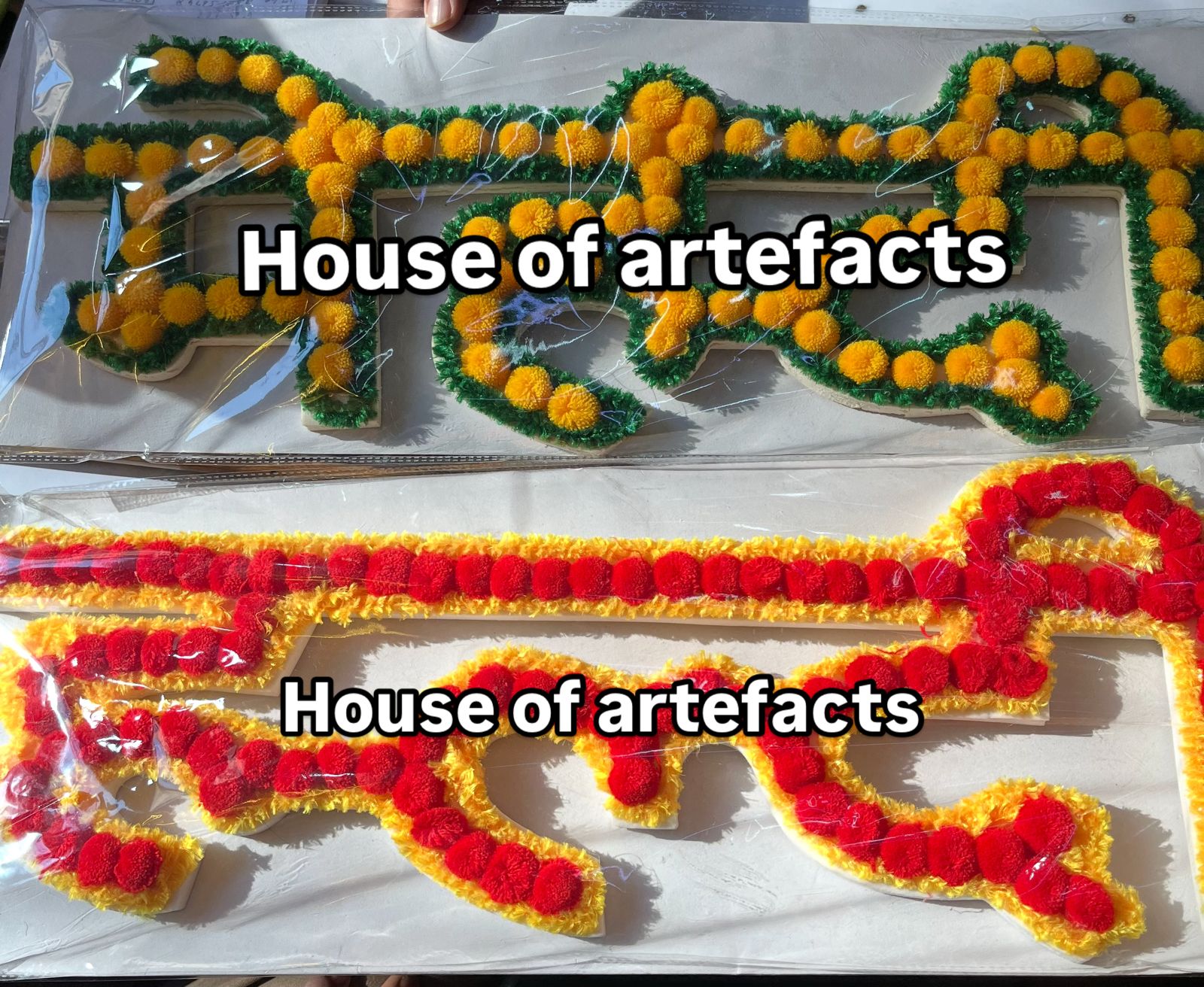 Wimcart name in marigold lettering